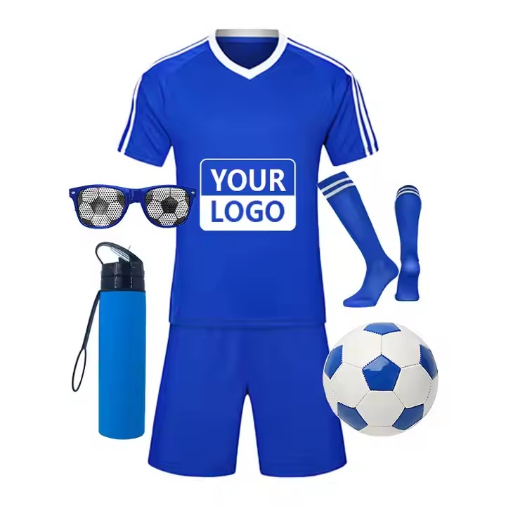 New Adult Kids Football Jerseys Kit Sports Event Items Equipment Sets Custom Sublimated Training Retro Jersey